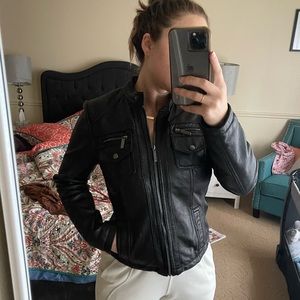 Genuine leather Michael Kors jacket. Never worn